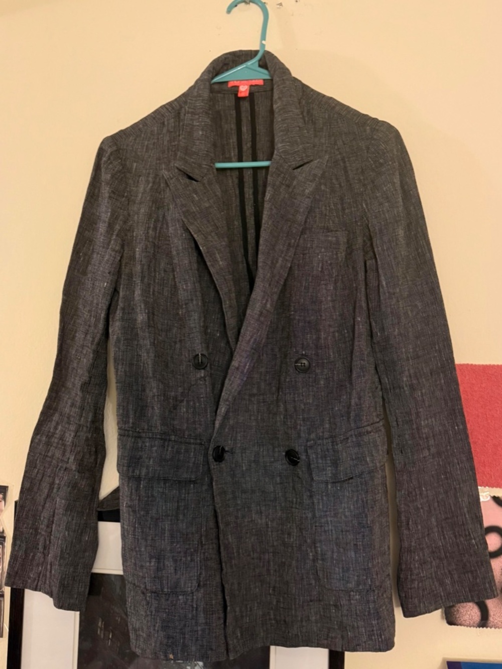 grey blazer